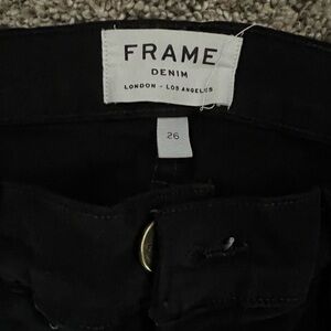 Frame black jeans size 26